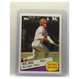 Pete Rose 1985 Topps Record Breaker