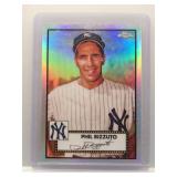 Phil Rizzuto 2021 Topps Chrome Plat. Anniversary