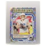 Justin Herbert 2025 Donruss Dominatiors