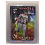 Jasson Dominguez 2024 Topps Chrome Xfractor Rookie