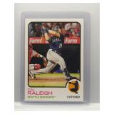 Cal Raleigh 2022 Topps Heritage Rookie