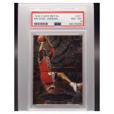 Michael Jordan 1996 Fleer Metal Shredders PSA 8