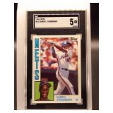 Darryl Strawberry 1984 Topps Rookie SGC 5