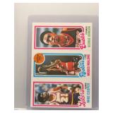1980 Topps NBA Tri-Card Moses Malone
