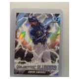 Junior Caminero 2026 Bowman Chrome Sluggers