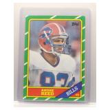 Andre Reed 1986 Topps Rookie