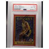 Magic Johnson 1995 Topps Finest w/coating PSA 8