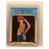 Larry Bird 1988 Fleer Super Star Stickers