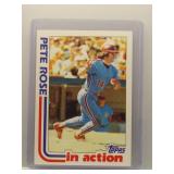 Pete Rose 1982 Topps In Action