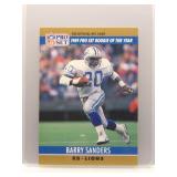 Barry Sanders 1990 Pro Set ROTY