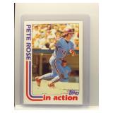 Pete Rose 1982 Topps In Action