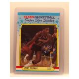 Isiah Thomas 1988 Fleer Super Star Stickers