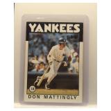 Don Mattingly 1986 Topps