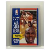 Michael Jordan 1991 Fleer All-Star Team