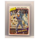 Paul Molitor 1980 Topps
