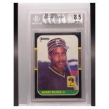 Barry Bonds 1987 Donruss Beckett 8.5