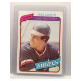 Rod Carew 1980 Topps All-Star