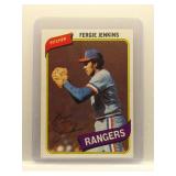 Fergie Jenkins 1980 Topps