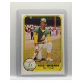 Rickey Henderson 1981 Fleer