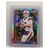 Josh Allen 2025 Topps Chrome Silver Pulsar