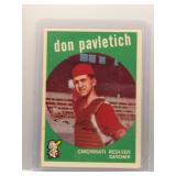 Dan Pavletich 1959 Topps