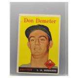 Don Demeter 1958 Topps