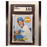 Ernie Banks 1969 Topps SGC 3.5