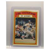 Carl Yastrzemski 1972 Topps In Action