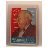 Warren Giles 1959 Topps