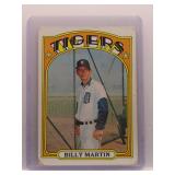 Billy Martin 1972 Topps