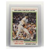 Sparky Lyle 1978 Topps Record Breaker
