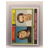 K. Stabler / R. Staubach 1974 Topps Passing...