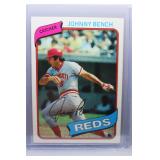 1980 Topps Johnny Bench