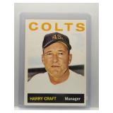 Harry Craft 1964 Topps