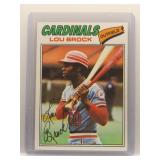 Lou Brock 1977 Topps