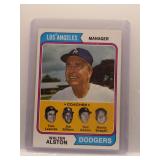 Walter Alston 1974 Topps