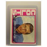 John Unitas 1972 Topps