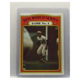 1972 Topps World Series Game #4