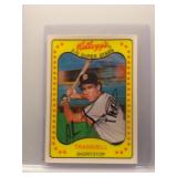 Alan Trammell 1981 Kelloggs