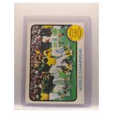 1973 Topps World Series A's Champs