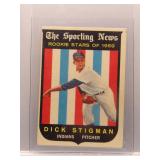 Dick Stigman 1959 Topps Rookie Star