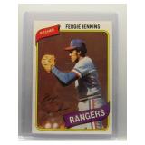 Fergie Jenkins 1980 Topps