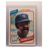 Luis Tiant 1980 Topps
