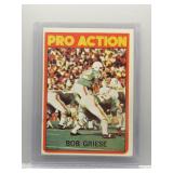 Bob Griese 1972 Topps Pro Action