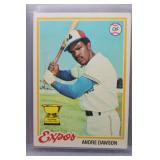 1978 Topps Andrew Dawson All Star Rookie Card