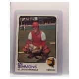 Ted Simmons 1973 Topps