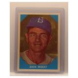 Zack Wheat 1960 Fleer
