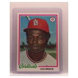 Lou Brock 1978 Topps
