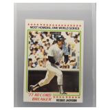 Reggie Jackson 1978 Topps Record Breaker