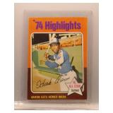 Hank Aaron 1975 Topps Highlights